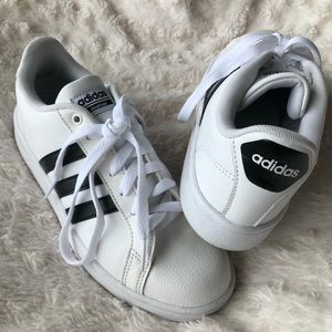 ADIDAS Leather Cloudfoam Ortholite Float Sneakers